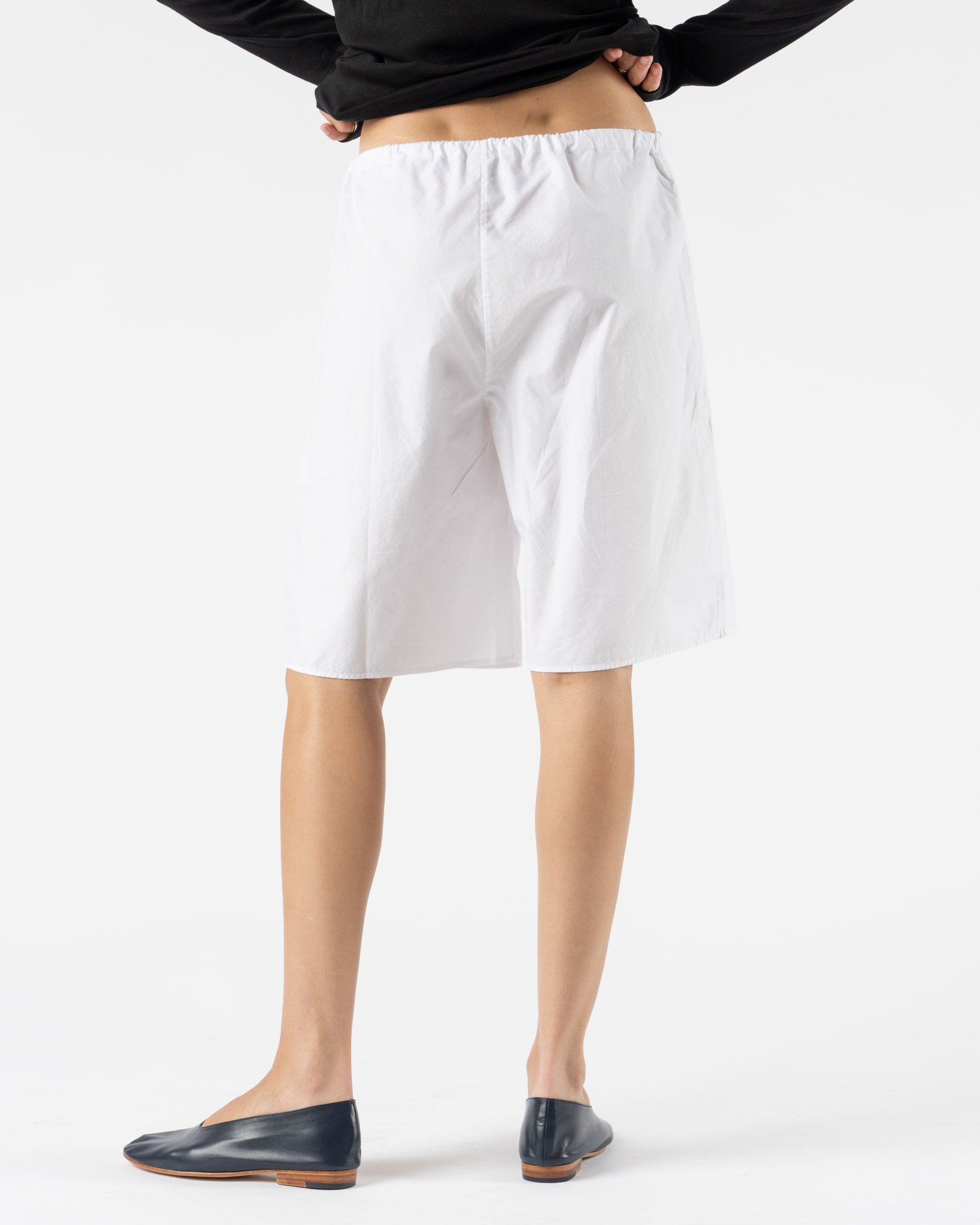 FLORE FLORE Josephine Bermuda in White