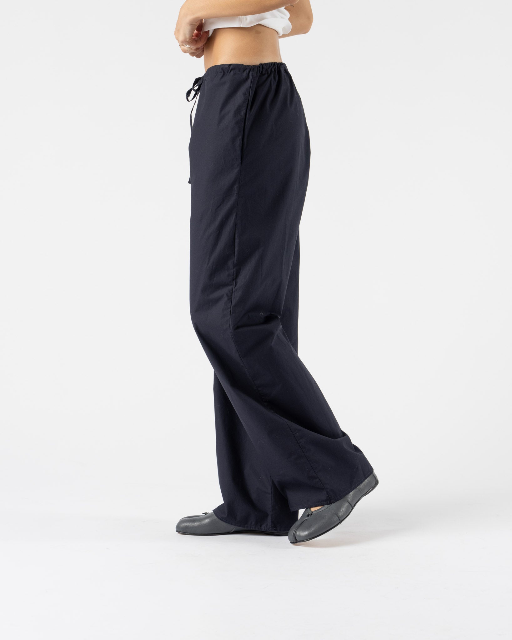 FLORE FLORE Josephine Lengthened Trousers in Navy
