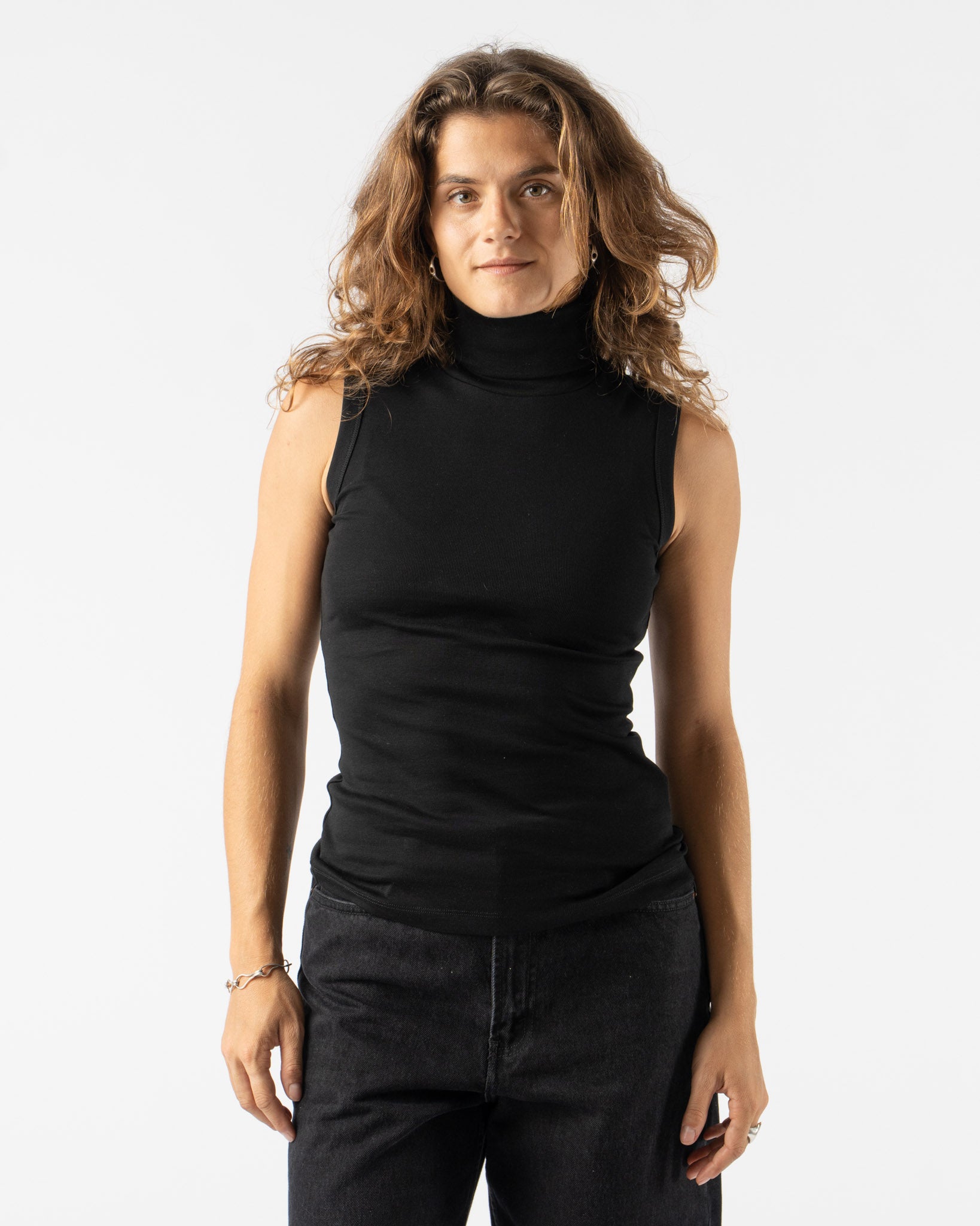 FLORE FLORE Lightweight Dinah Tank in Black