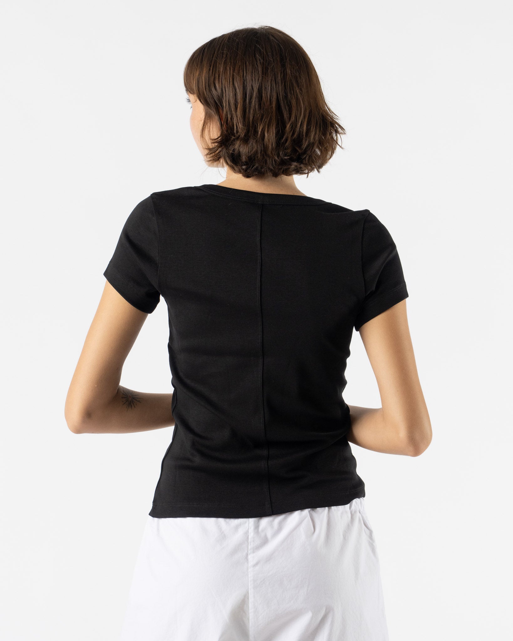 FLORE FLORE Lulu Baby Tee in Black