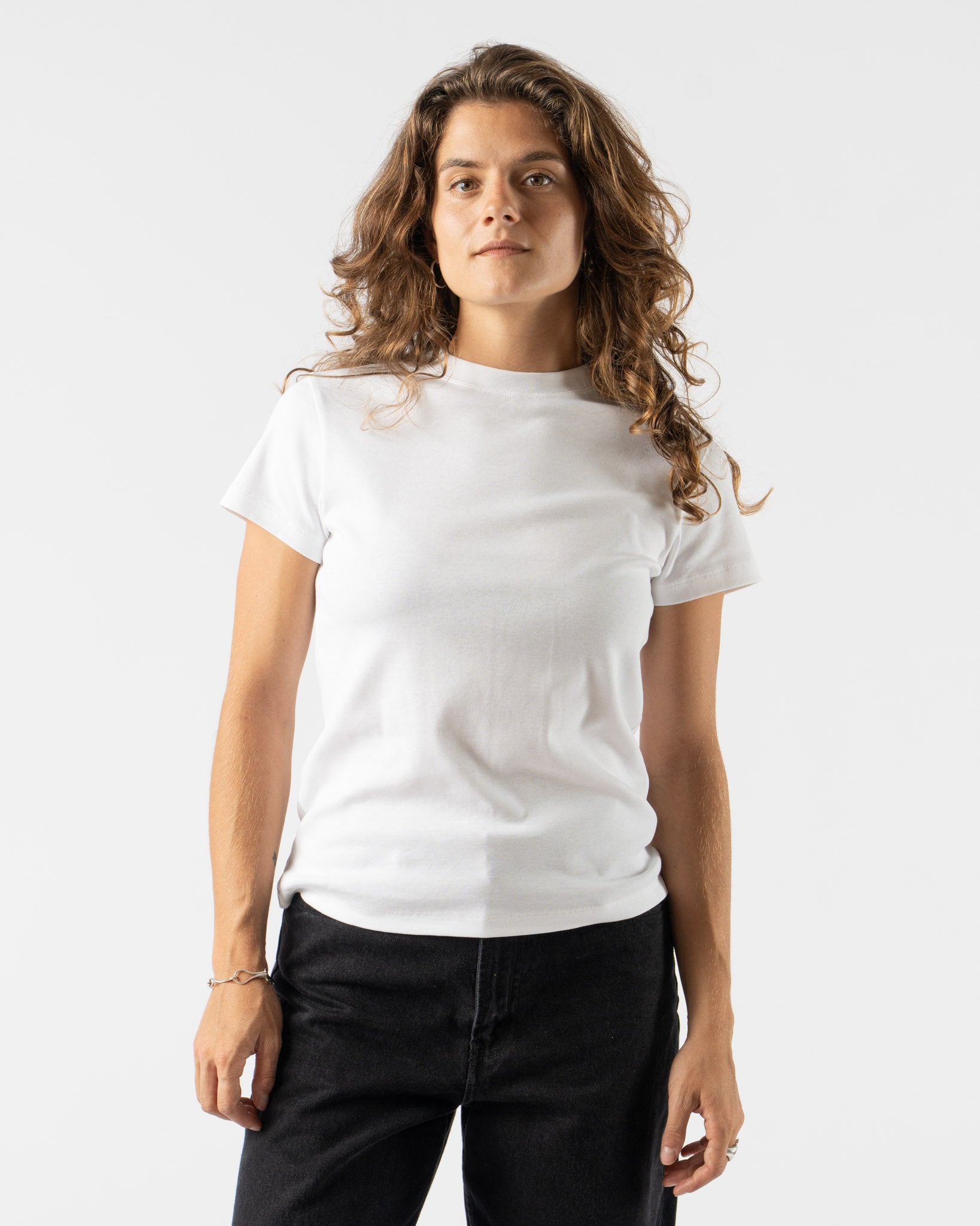 FLORE FLORE Monica Tee in White