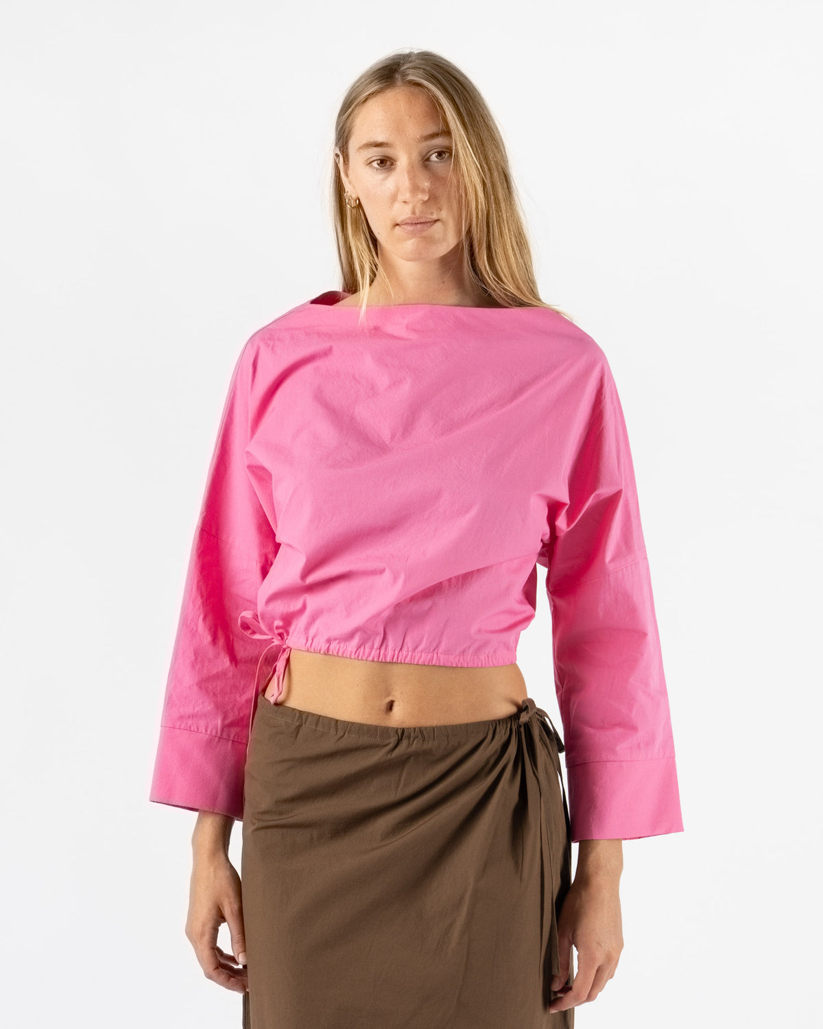 Brooke Callahan Cuff Top in Pink