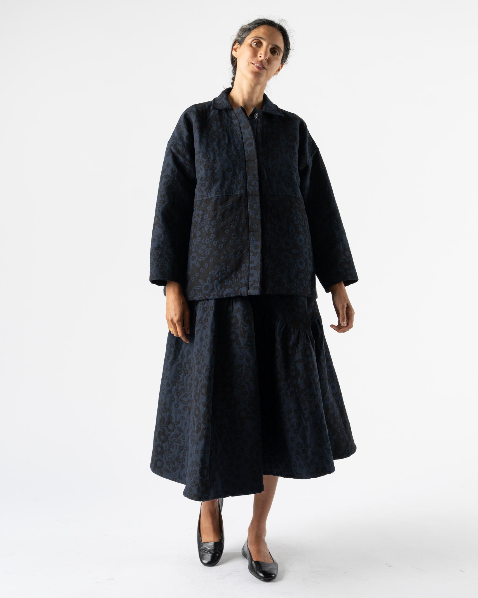 Fabiana Pigna Romi Jacket in Floral Jacquard