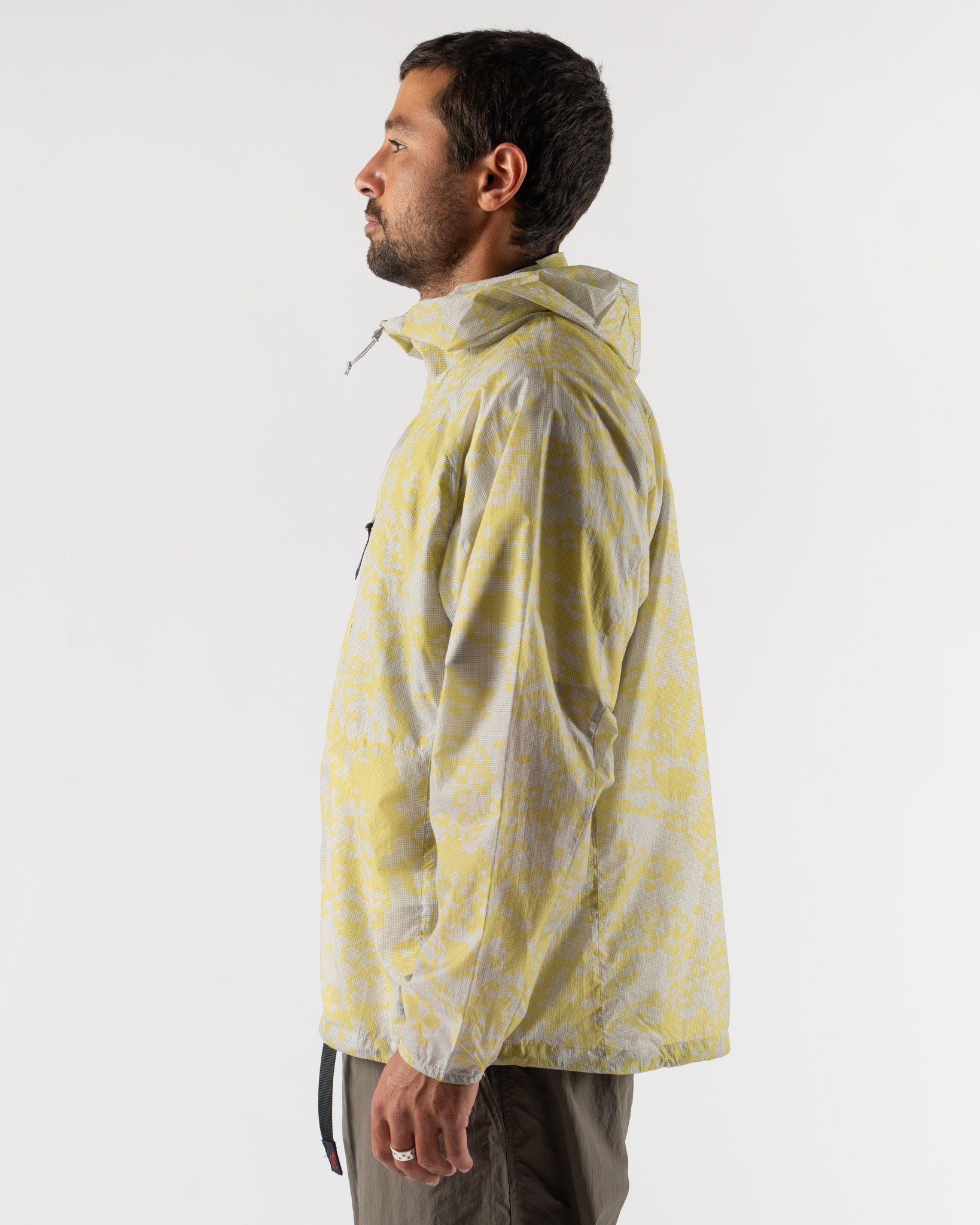 Gramicci Flyweight Hooded Jacket in Grid Camo