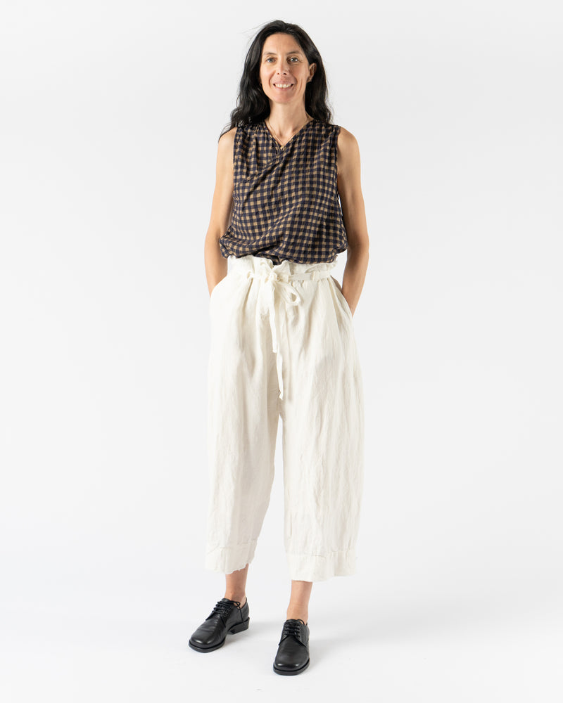 Quitan French Hospital Pants in White