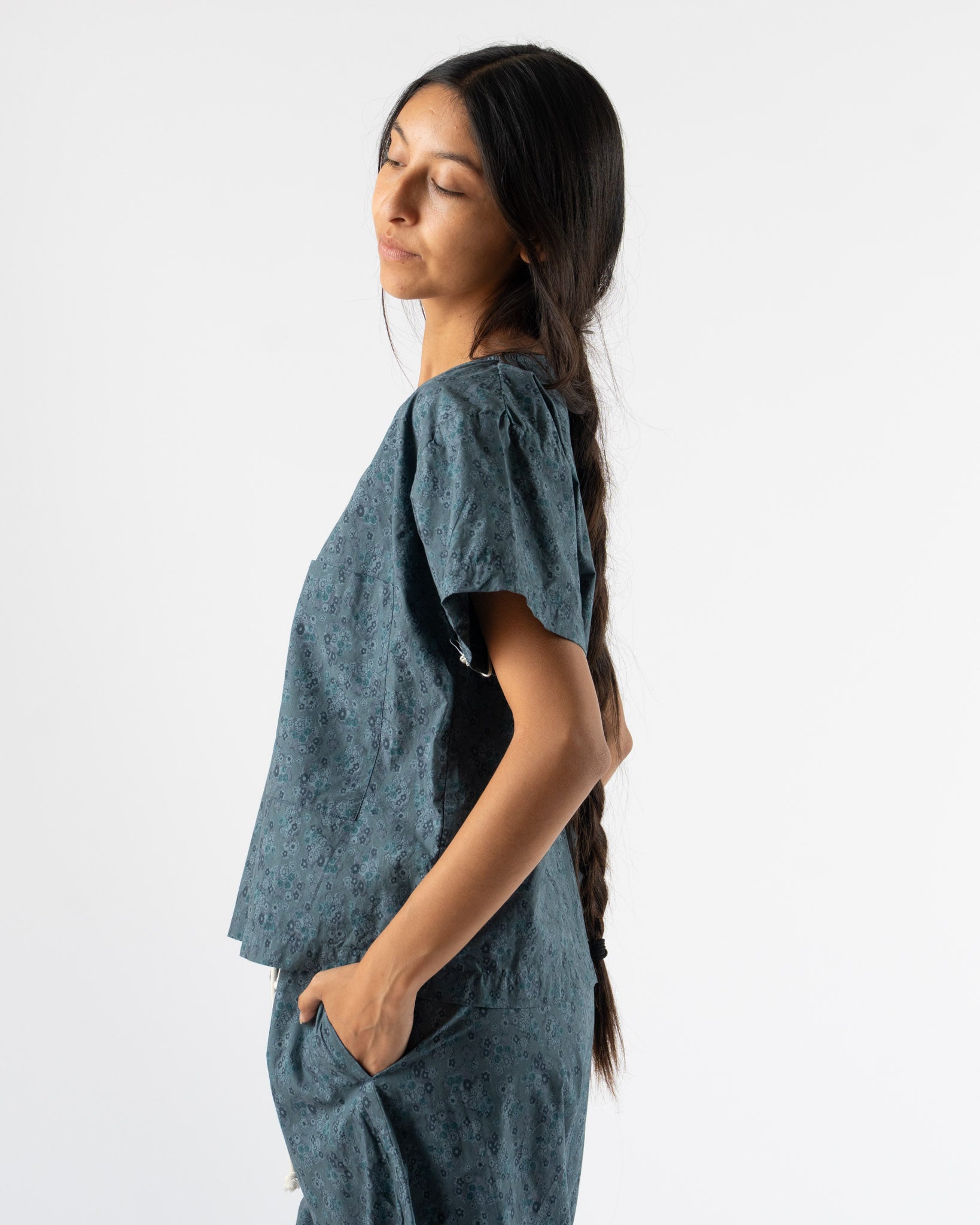 SONO Friedrich Tee in Navy Floral
