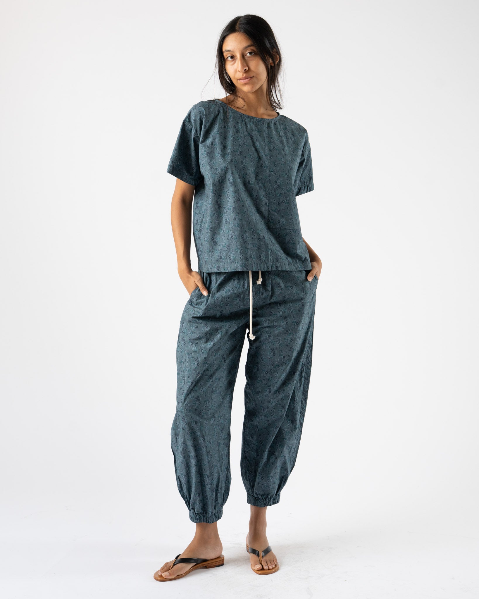 SONO Friedrich Tee in Navy Floral