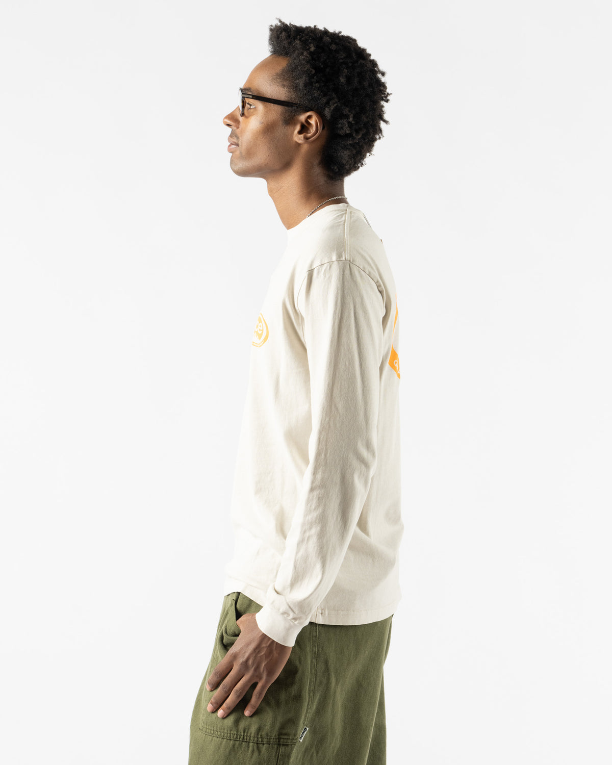 Gramicci GCE L/S Tee Pigment Dyed Natural