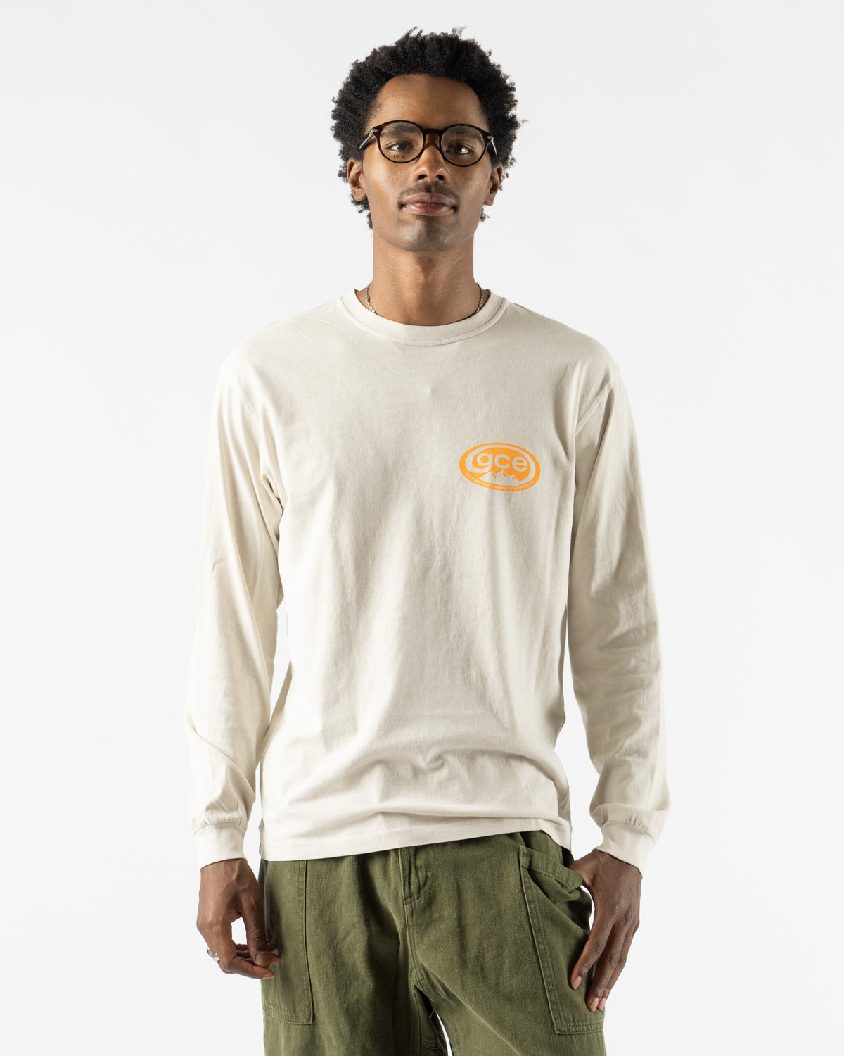 Gramicci GCE L/S Tee Pigment Dyed Natural