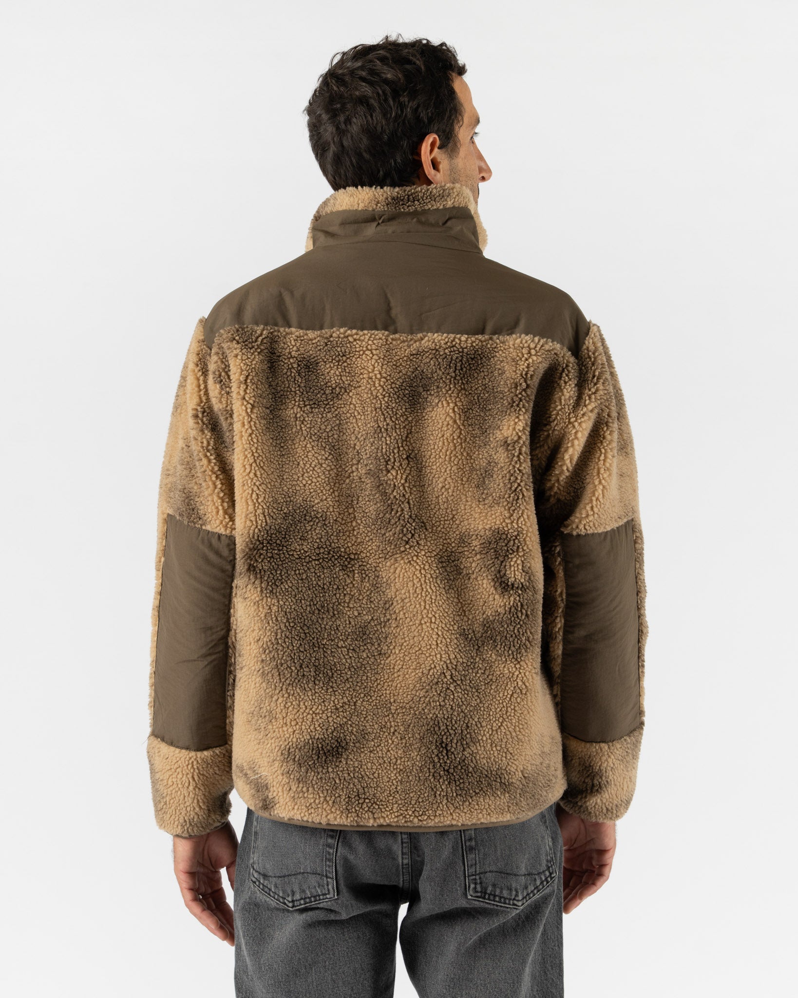 Corridor Oak Fleece Zip Jacket in Natural
