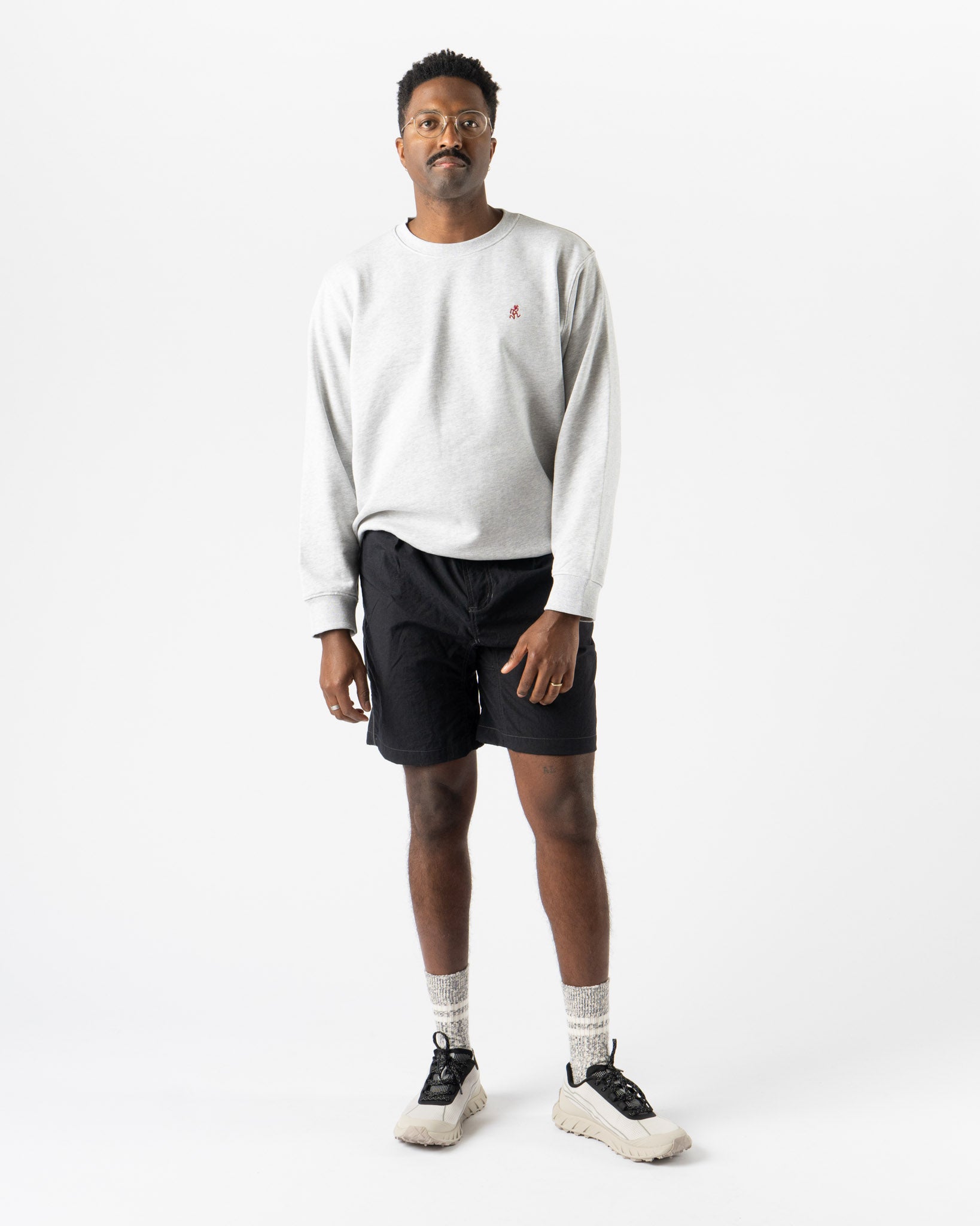 Gramicci x and wander Nylon G-Short in Black Curated at Jake and Jones