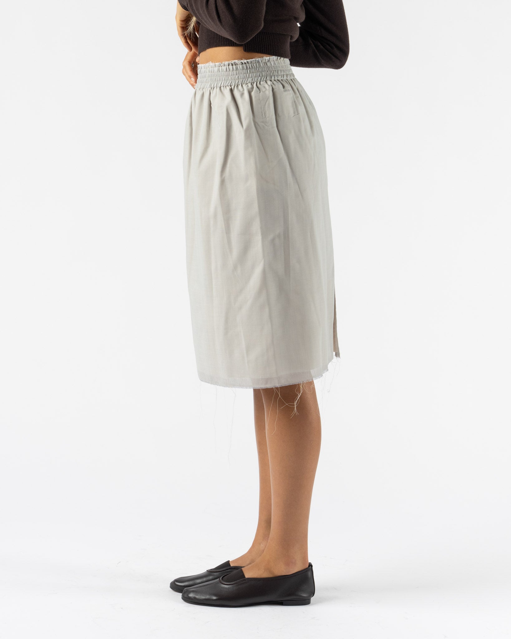 Camiel Fortgens Grandma Skirt in Light Grey