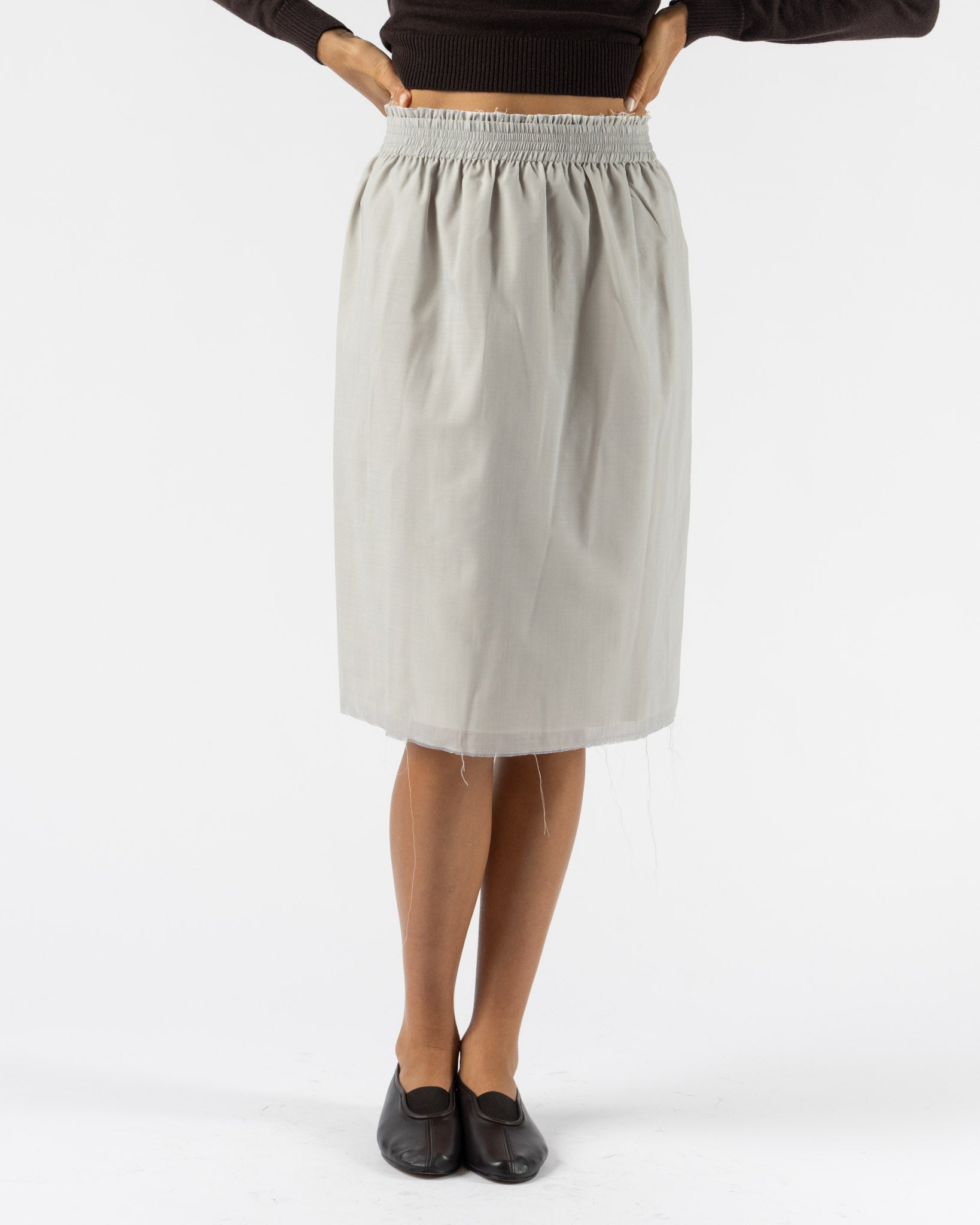 Camiel Fortgens Grandma Skirt in Light Grey