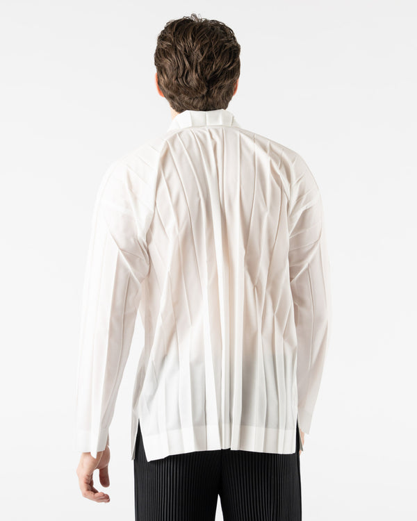 Homme Plissé Issey Miyake Edge Shirt in White