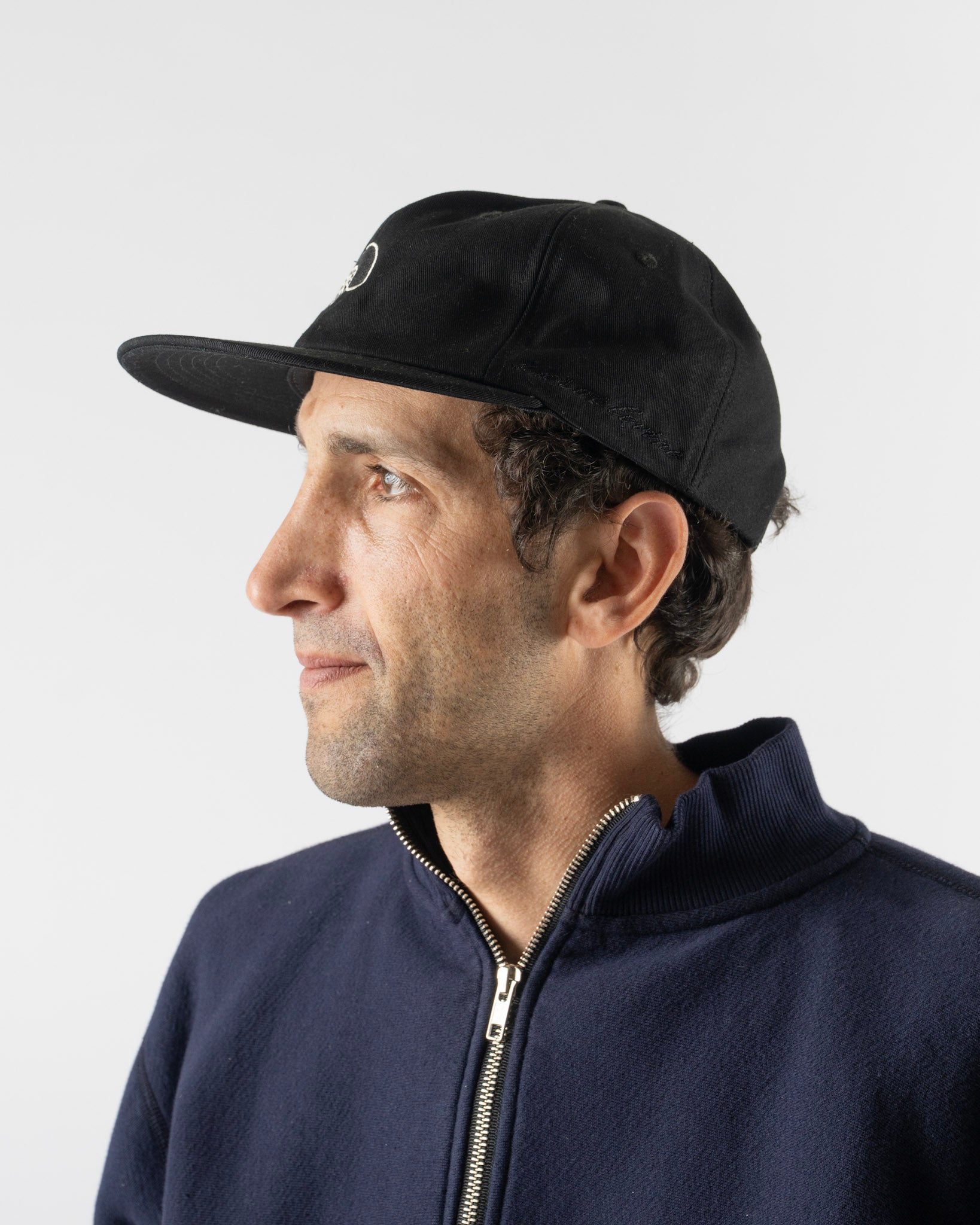Aaron Levine Nautilus Cap in Black