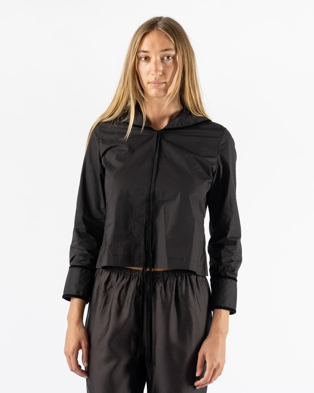 Hai Olive Blouse in Black
