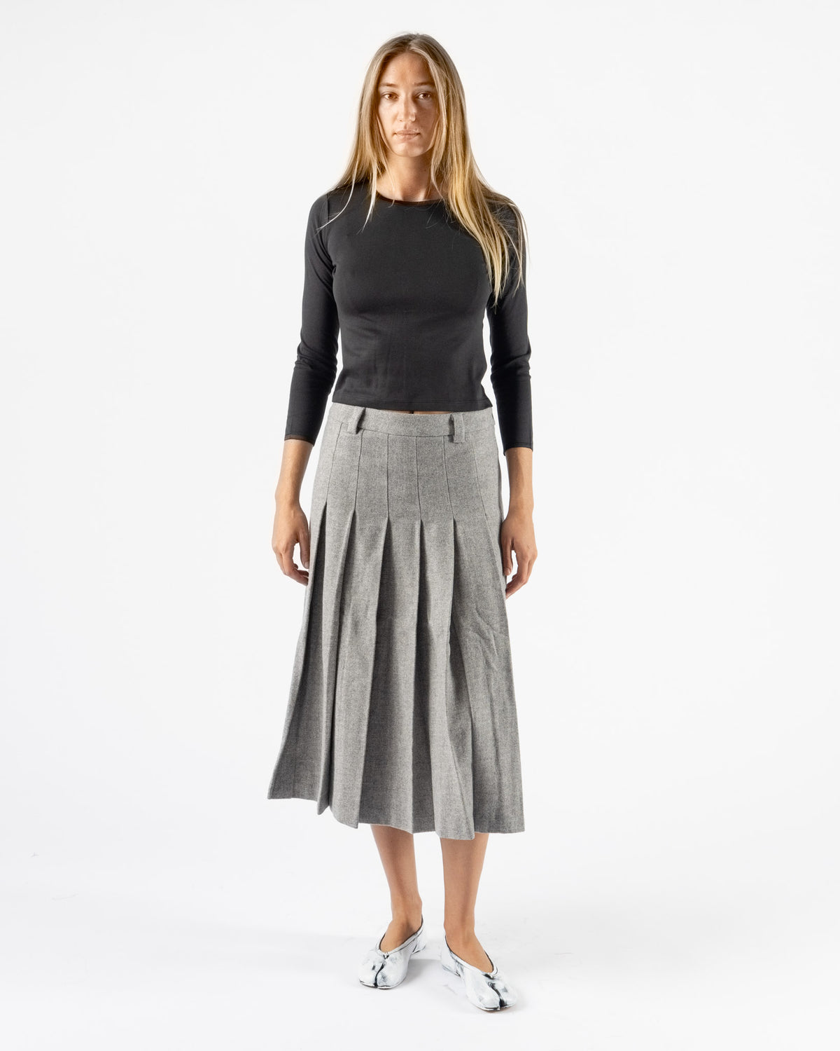 Hai Talia Long Sleeve Tee in Black