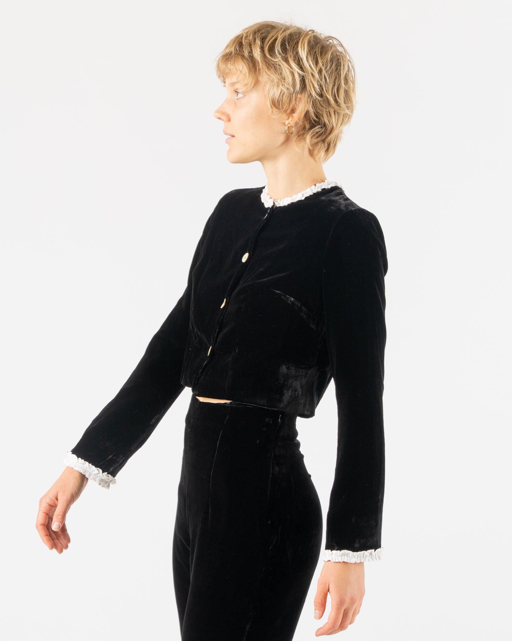 Hai Madeleine Jacket in Black & Ivory