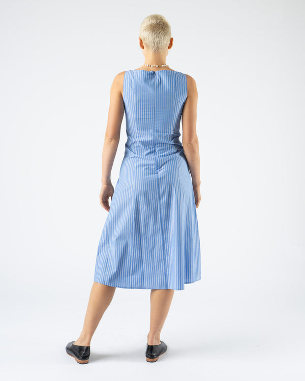 Hai Lia Dress in Blue/White Stripes