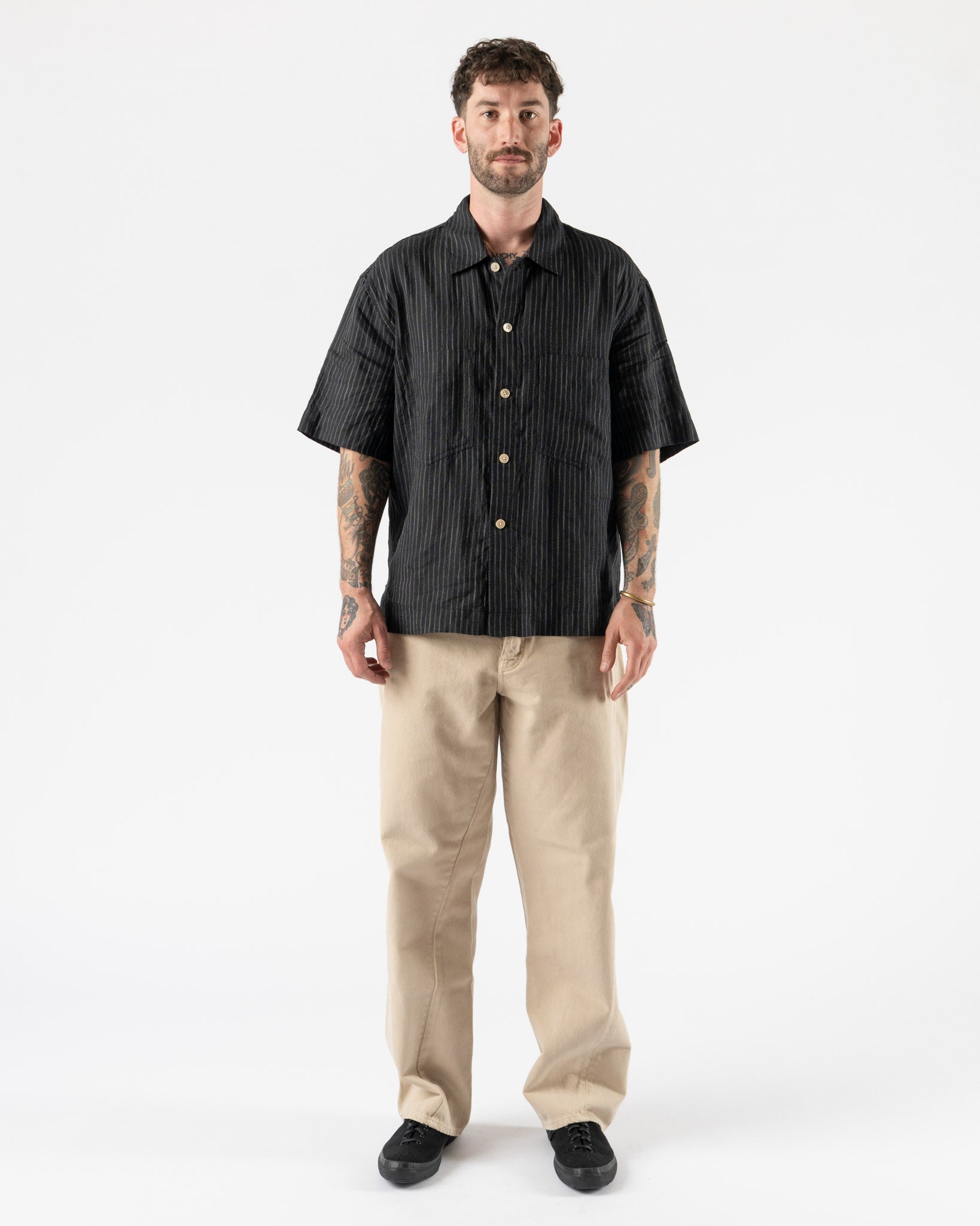 Sunflower Adam Shirt in Black