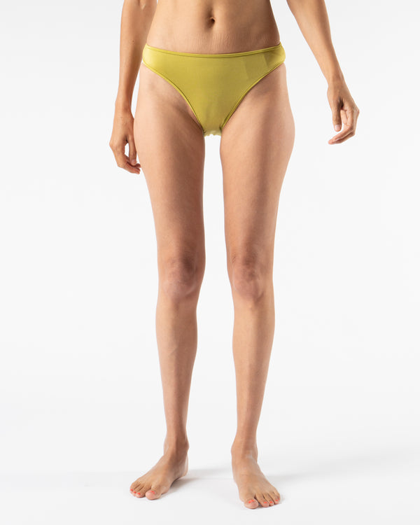 Nu Swim High Cut Bottom in Sulphur