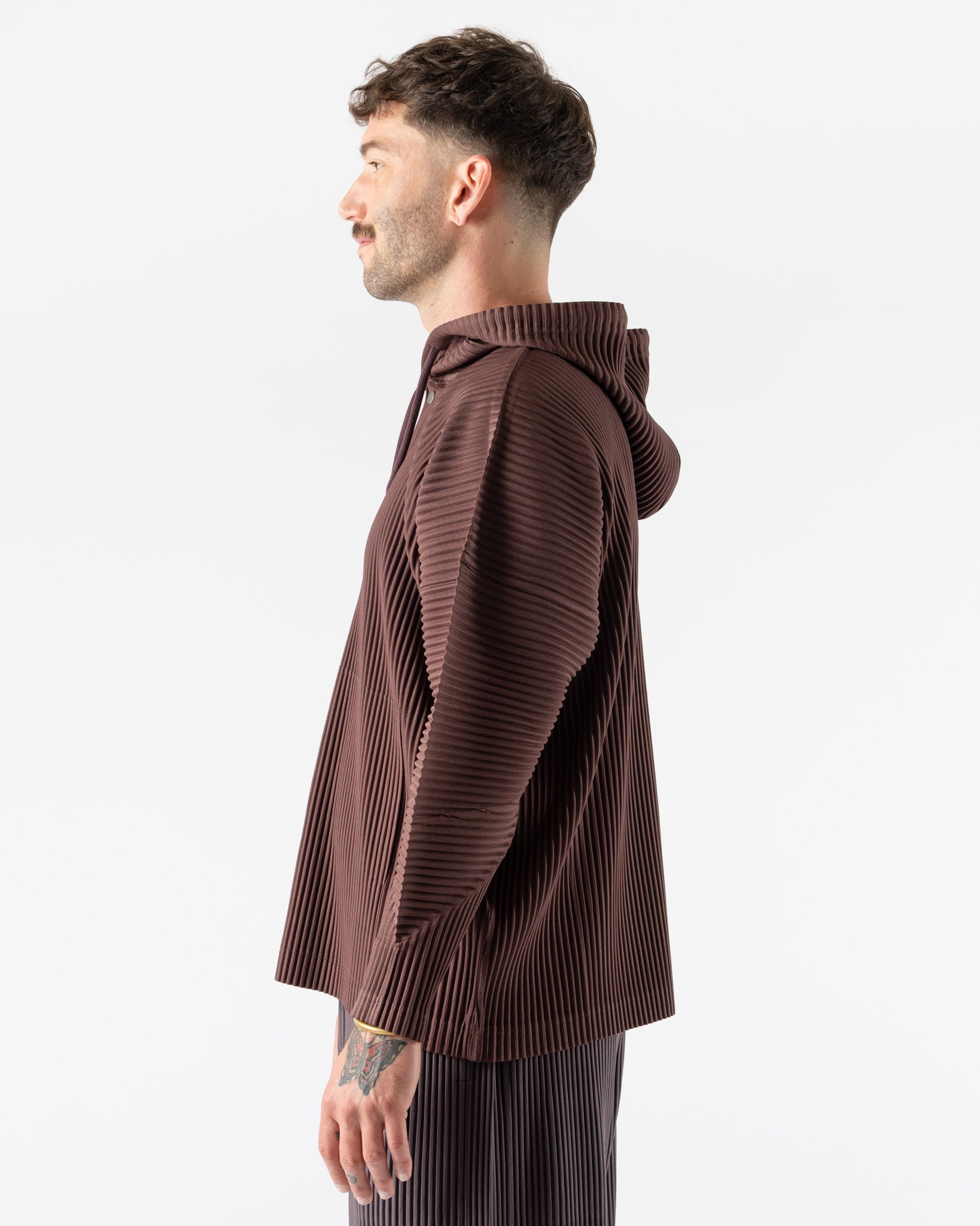 Homme Plissé Issey Miyake Color Pleats in Edge Brown