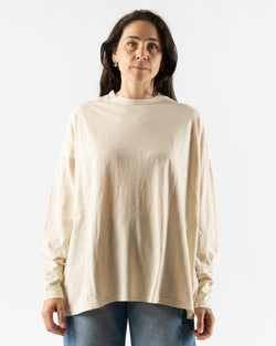 Ichi Antiquités Loose Cotton Pullover in Natural