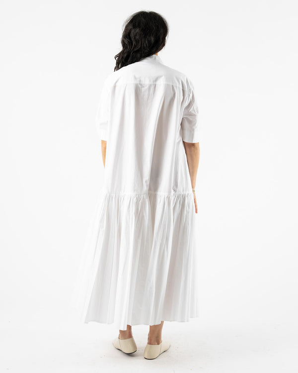 Jil Sander Plus Dress 24 in Optic White