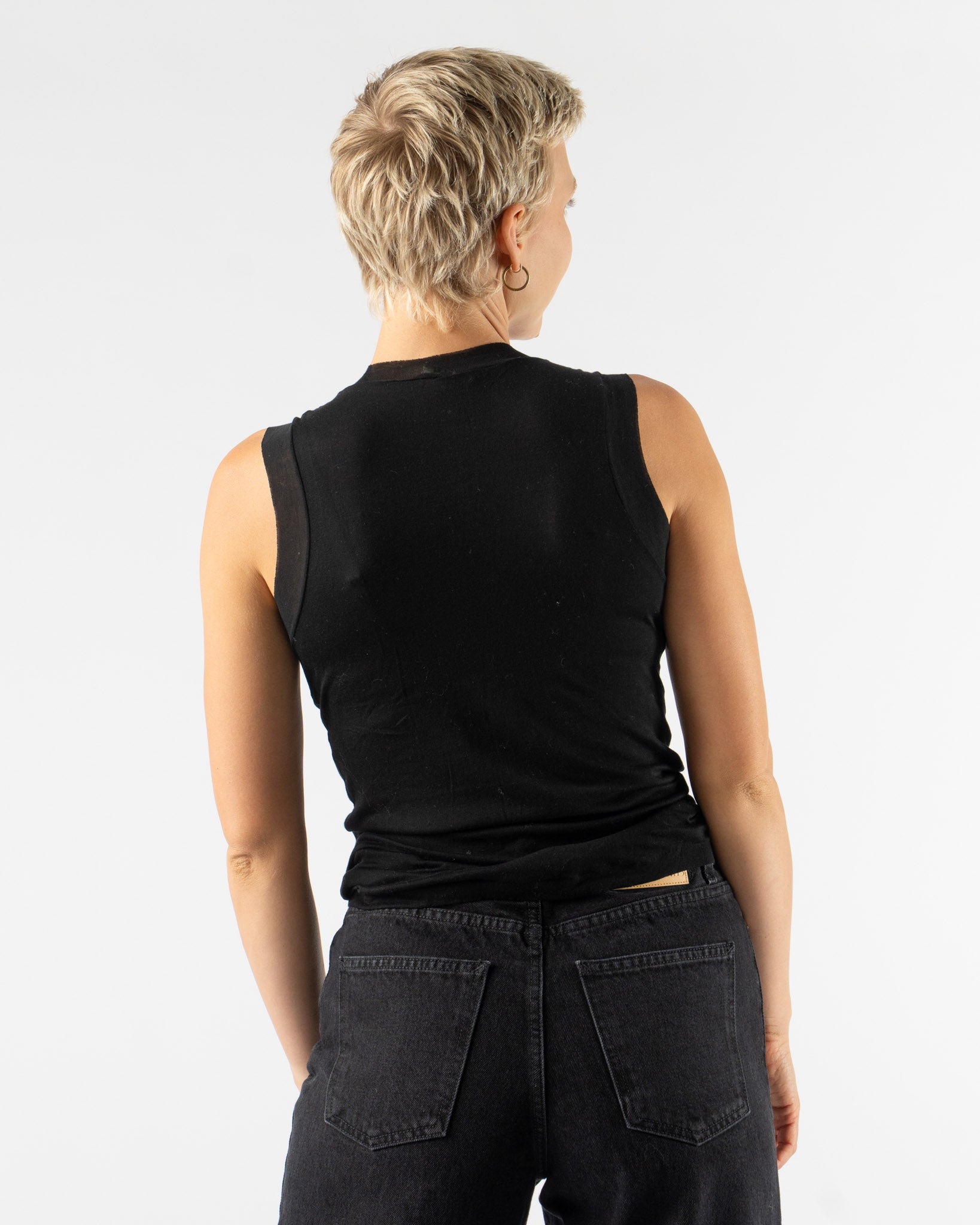 Pre-Owned: Auralee Top in Black