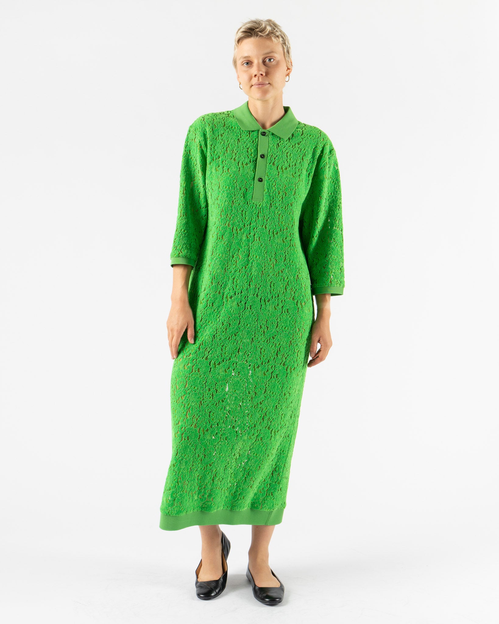 Pre-Owned: Henrik Vibskov Polo Dress in Green