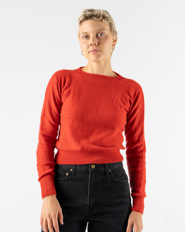 Baserange Tier Sweater in Melograno Red