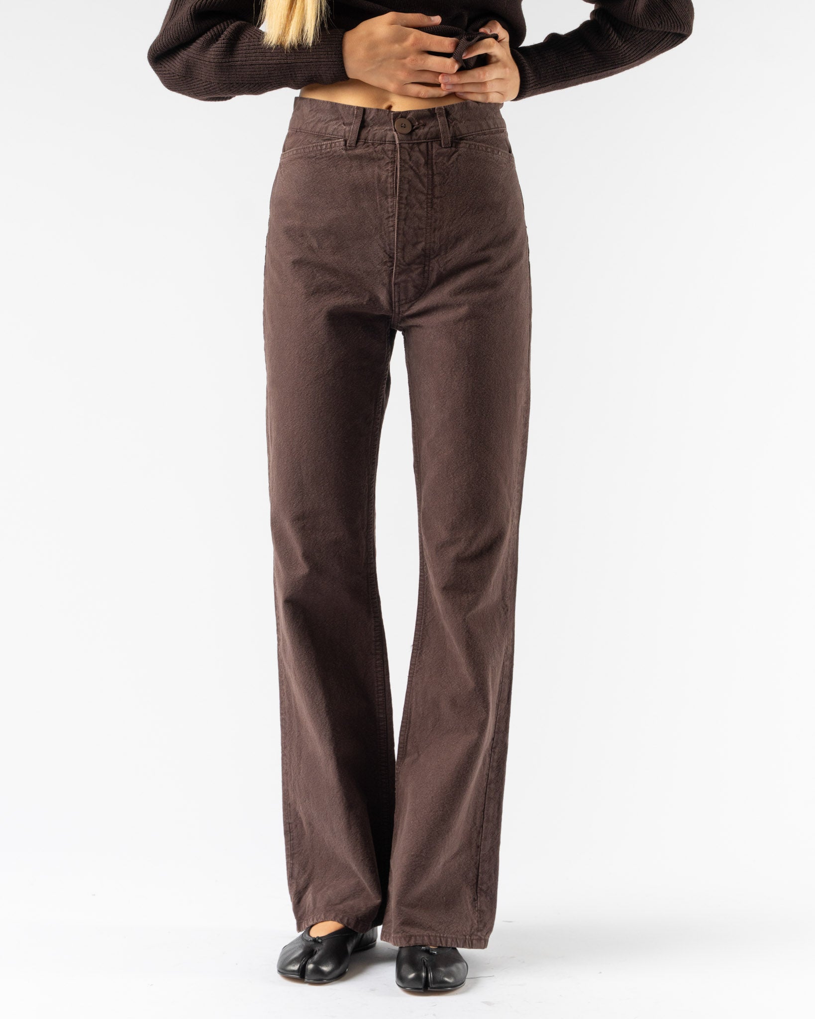 Jesse Kamm Les Deux Pants in Raisin