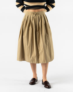 Carter Young Jolie Pleated Skirt in Light Khaki