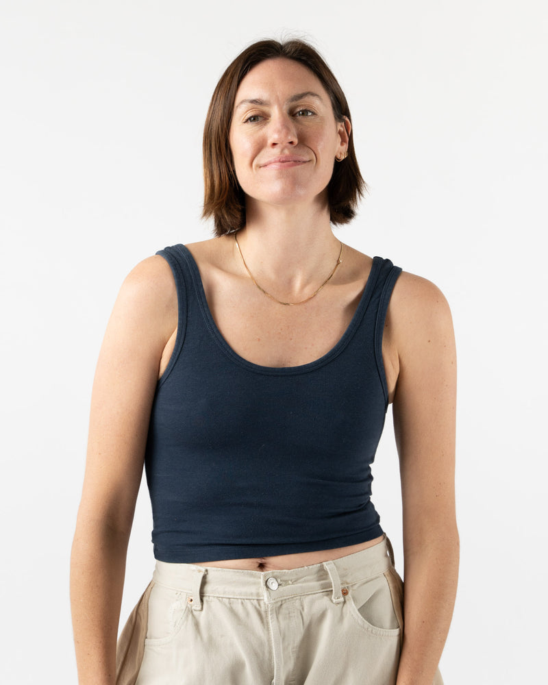 Jungmaven Sporty Tank in Navy