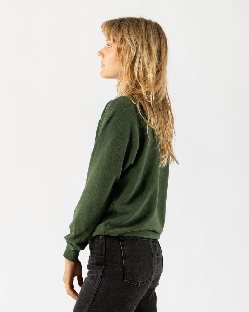 Jungmaven Bonfire Raglan Sweatshirt in Hunter Green