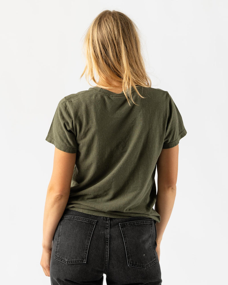 Jungmaven Lorel Tee in Olive Green