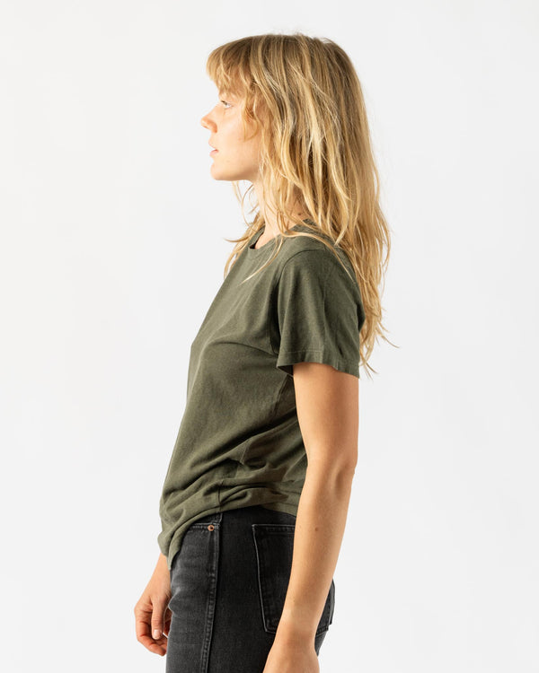 Jungmaven Lorel Tee in Olive Green