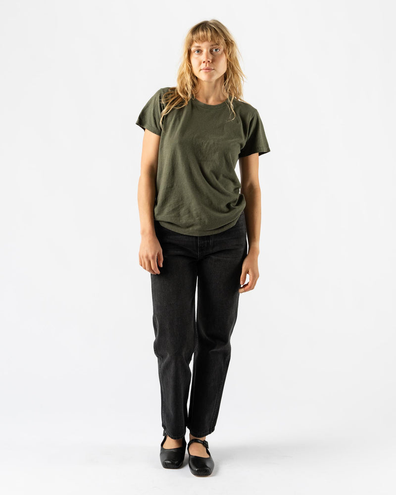 Jungmaven Lorel Tee in Olive Green