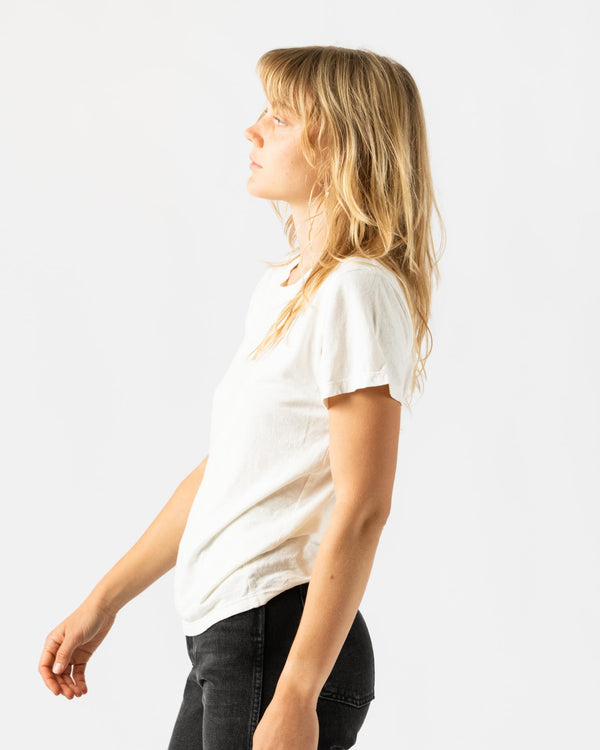 Jungmaven Lorel Tee in Washed White