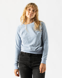 Jungmaven Alpine Raglan Sweatshirt in Coastal Blue