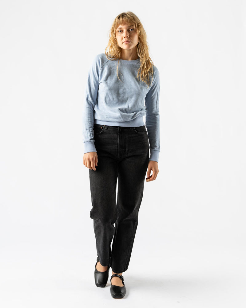 Jungmaven Alpine Raglan Sweatshirt in Coastal Blue