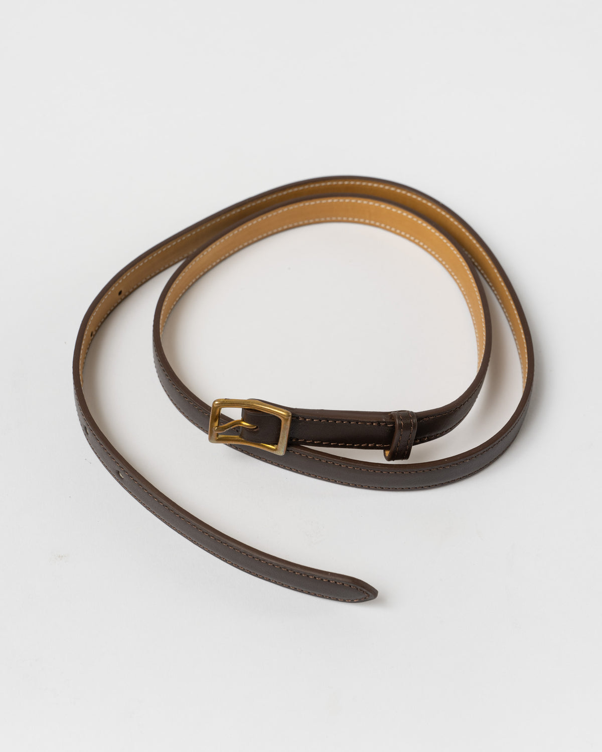 Kaptain Sunshine Leather Belt in Brown