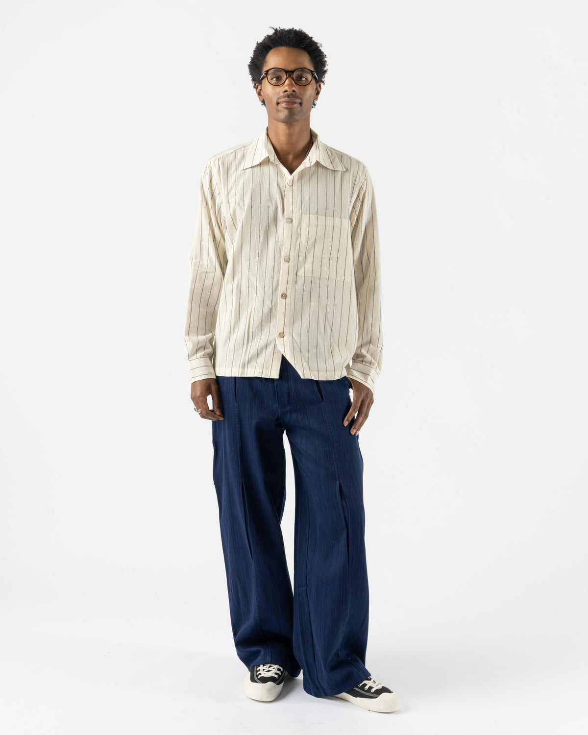 Kartik Research Shanti Pant in Indigo