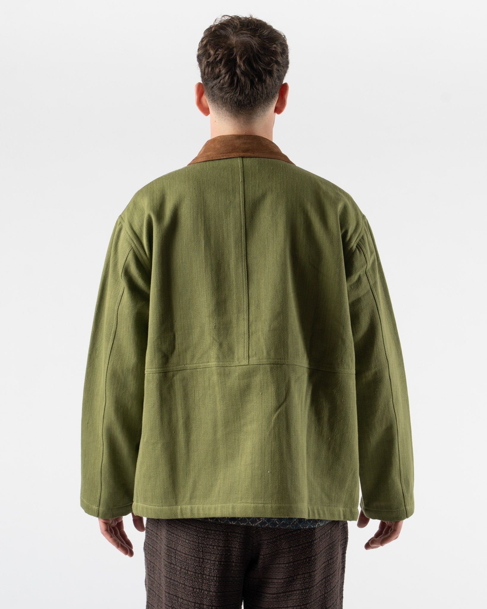 Kartik Research Jodhpur Jacket in Green/Brown