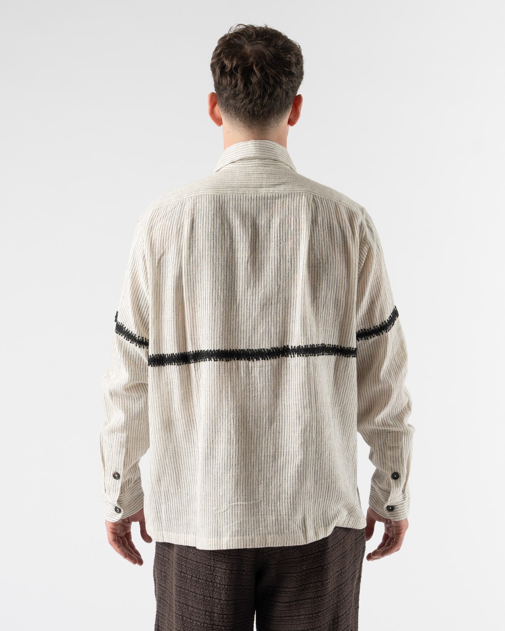 Kartik Research Rabari Shirt in White/Black