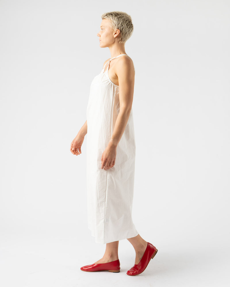 Deiji Studios Keyhole Midi Dress in White