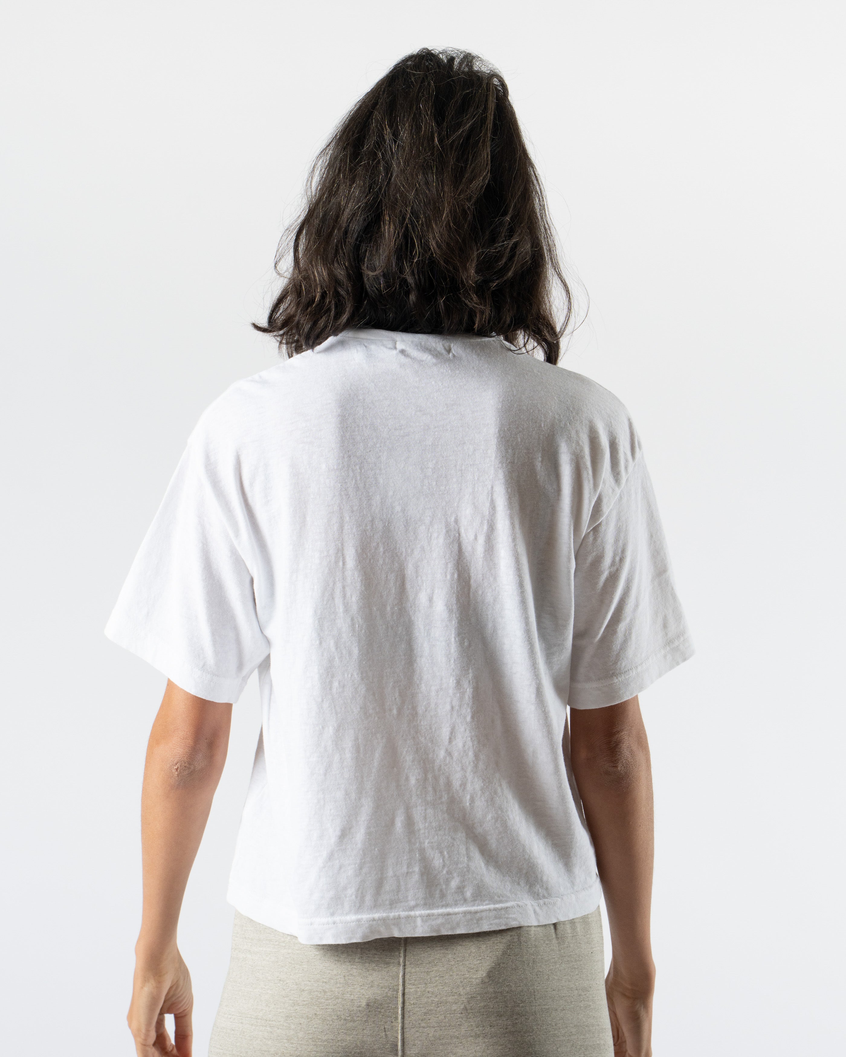 Ichi Antiquités Knit Organic T-Shirt in White