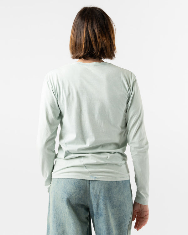 Lauren Manoogian Bias Long Sleeve Tee in Acid