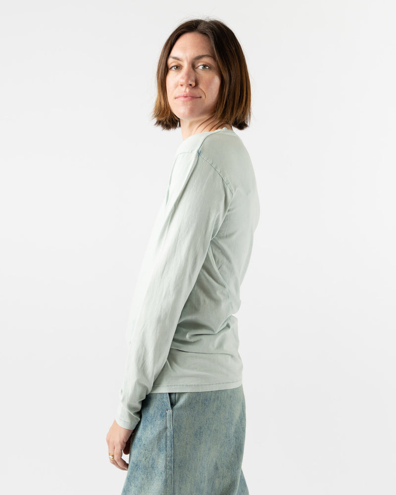 Lauren Manoogian Bias Long Sleeve Tee in Acid