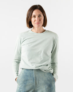 Lauren Manoogian Bias Long Sleeve Tee in Acid